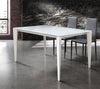 BENJAMIN---tavolo-da-pranzo-moderno-allungabile-con-piano-in-vetro-90x160/210/260-Bianco-Milani-Home