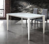 BENJAMIN---tavolo-da-pranzo-moderno-allungabile-in-metallo-e-vetro-90x140/180/220-Bianco-Milani-Home