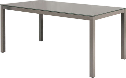 BENNETT---tavolo-da-pranzo-moderno-allungabile-in-metallo-e-vetro-90x160/210/260-Tortora-Milani-Home