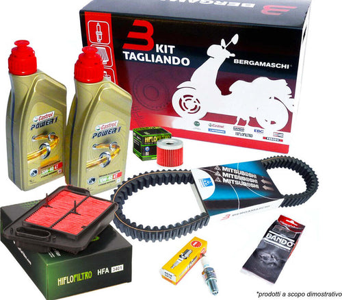 Bergamaschi-Kit-Tagliando-Completo-Moto-Yamaha-YP-Majesty-400-cc-2009-2013-A2Zworld