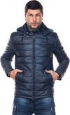Berlino---Piumino-Uomo-Blu-in-vera-pelle