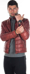 Berlino---Piumino-Uomo-Bordeaux-in-vera-pelle