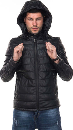 Berlino---Piumino-Uomo-Nero-in-vera-pelle
