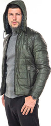 Berlino---Piumino-Uomo-Verde-in-vera-pelle