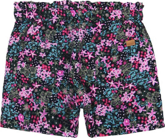 Bermuda Bambina Fantasia Rosa Estivi Pantaloni Corti Estate Bimba Stampati Fiori con Elastico In Vita Pantaloncini Casual Fashion Girl pantaloncino bambina/ragazza Piccole Canaglie - Tropea, Commerciovirtuoso.it