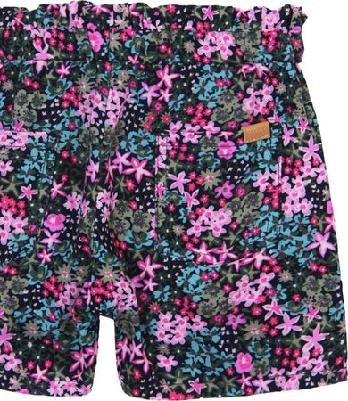 Bermuda Bambina Fantasia Rosa Estivi Pantaloni Corti Estate Bimba Stampati Fiori con Elastico In Vita Pantaloncini Casual Fashion Girl pantaloncino bambina/ragazza Piccole Canaglie - Tropea, Commerciovirtuoso.it