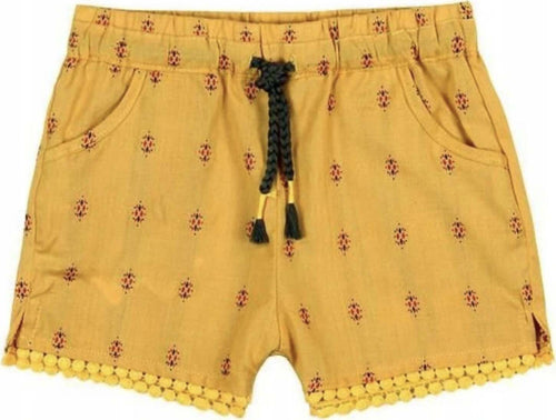 Bermuda Bambina Gialli Fantasia 100% Cotone Shorts Bimba Tasche ed Elastico in Vita Pantaloni Corti Estivi Fashion Girl pantaloncino bambina/ragazza Piccole Canaglie - Tropea, Commerciovirtuoso.it