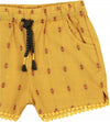 Bermuda Bambina Gialli Fantasia 100% Cotone Shorts Bimba Tasche ed Elastico in Vita Pantaloni Corti Estivi Fashion Girl pantaloncino bambina/ragazza Piccole Canaglie - Tropea, Commerciovirtuoso.it