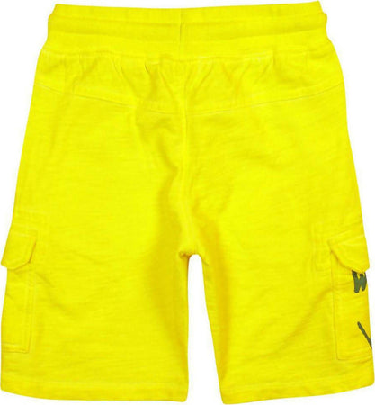 Bermuda Bambino Gialli in Cotone Pantaloni Corti Sotto il Ginocchio Estivi Bimbo Stampa Palme Pantalone Bimbi Estate Elastico in Vita Maxi Tasche Cargo pantaloncino bambino/ragazzo Piccole Canaglie - Tropea, Commerciovirtuoso.it