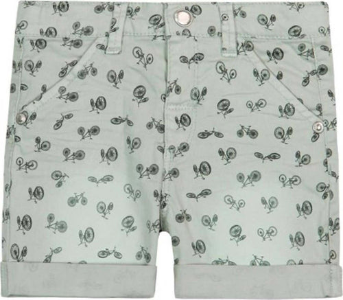 Bermuda Bambino Micro Fantasia Bici Pantaloni Corti Grigi 5 Tasche Pantalone Corto Bimbo Estivo Regolabile pantaloncino baby maschio Piccole Canaglie - Tropea, Commerciovirtuoso.it