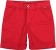 Bermuda Bimbo Rosso Denim 5 Tasche Pantaloni Corti Estivi Bambino Vita Regolabile Elasticizzati in Cotone Pantaloncini Rossi Estivi pantaloncino bambino/ragazzo Piccole Canaglie - Tropea, Commerciovirtuoso.it