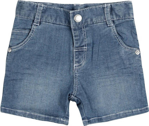 Bermuda Jeans Bambino Blu Denim Lavati Scoloriti Pantaloni Bimbo Corti Estivi Pantaloncini Bambino Casual Sportivi Blu in Cotone. pantaloncino baby maschio Piccole Canaglie - Tropea, Commerciovirtuoso.it