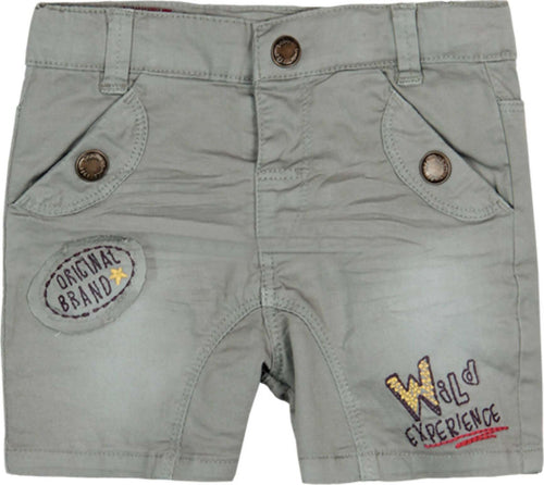 Bermuda Jeans Bimbo Tasche Grighi Pantaloncini Corti Bambino Denim Pantaloni Estivi Corti Bambino Faschion con Doppie Tasche e Scritte Stampate pantaloncino baby maschio Piccole Canaglie - Tropea, Commerciovirtuoso.it