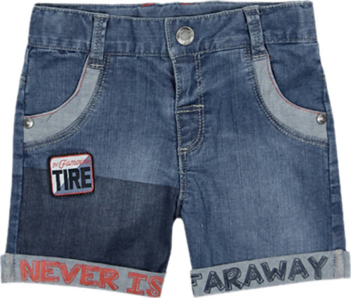 Bermuda Jeans Bimbo Tasche Pantaloncini Corti Bambino Denim Pantaloni Estivi Corti Bambino Faschion con Doppie Tasche e Scritte Stampate pantaloncino baby maschio Piccole Canaglie - Tropea, Commerciovirtuoso.it