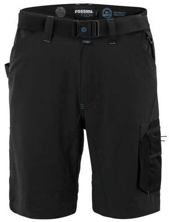 Bermuda Rainold Light Nero Rossini Tech Meccanico Elettricista Magazziniere Elasticizzato