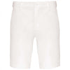 Bermuda Tecnico Bianco Pantaloncino Elasticizzato Uomo