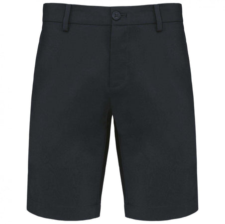 Bermuda Tecnico Nero Pantaloncino Elasticizzato Uomo