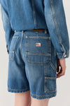Roy bermuda carpenter woman denim cotton lyocell iconic 2 denim
jeans donna