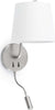 BERNI Lampada da parete niquel satinato con lettore LED Illuminazione/Illuminazione per interni/Illuminazioni per pareti/Applique Led Mall Home - Napoli, Commerciovirtuoso.it