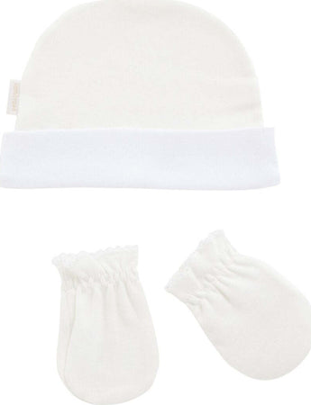 Berretto & Guanti Liso Beige Moda/Prima infanzia/Abbigliamento/Accessori per bambina/Berretti e cappellini La Casa Del Bebè - Napoli, Commerciovirtuoso.it