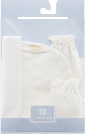 Berretto & Guanti Liso Beige Moda/Prima infanzia/Abbigliamento/Accessori per bambina/Berretti e cappellini La Casa Del Bebè - Napoli, Commerciovirtuoso.it