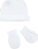 Berretto & Guanti Liso Bianco Moda/Prima infanzia/Abbigliamento/Accessori per bambina/Berretti e cappellini La Casa Del Bebè - Napoli, Commerciovirtuoso.it