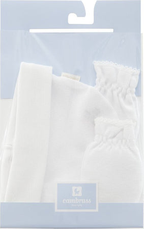 Berretto & Guanti Liso Bianco Moda/Prima infanzia/Abbigliamento/Accessori per bambina/Berretti e cappellini La Casa Del Bebè - Napoli, Commerciovirtuoso.it