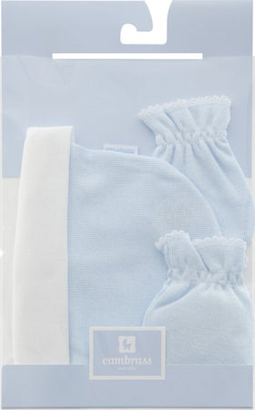 Berretto & Guanti Liso Celeste Moda/Prima infanzia/Abbigliamento/Accessori per bambino/Berretti e cappellini La Casa Del Bebè - Napoli, Commerciovirtuoso.it