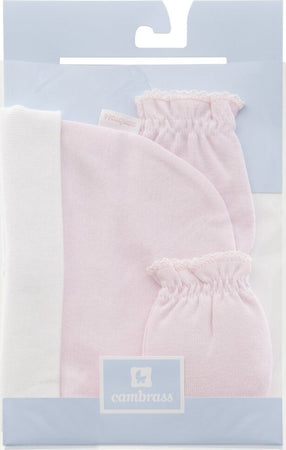 Berretto & Guanti Liso Rosa Moda/Prima infanzia/Abbigliamento/Accessori per bambina/Berretti e cappellini La Casa Del Bebè - Napoli, Commerciovirtuoso.it