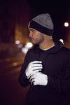 Berretto Rifrangente da Uomo Cappello Clique Hubert Reflective Tessuto in Acrilico Effetto Soft con Filato REFLEX Tg. Unica