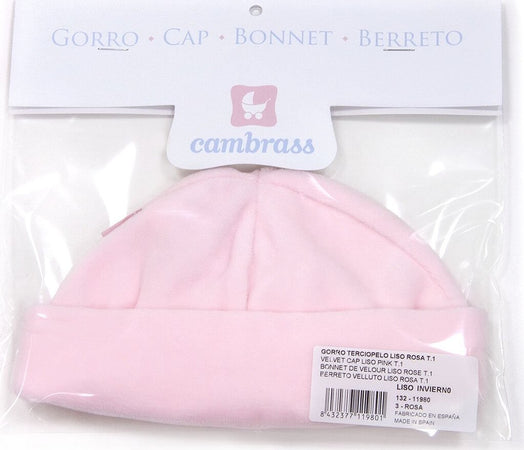 Berretto Velluto Liso Rosa Taglia 1 Moda/Prima infanzia/Abbigliamento/Accessori per bambina/Berretti e cappellini La Casa Del Bebè - Napoli, Commerciovirtuoso.it
