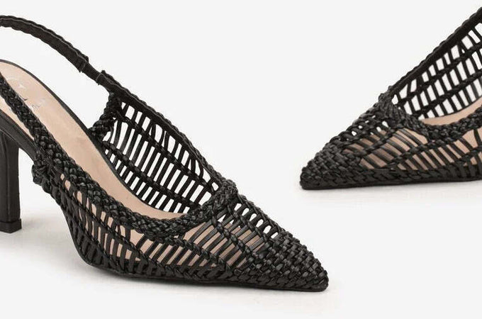 Berta - Dècolletè Slingback traforato