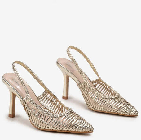 Berta - Dècolletè Slingback traforato