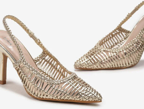 Berta - Dècolletè Slingback traforato