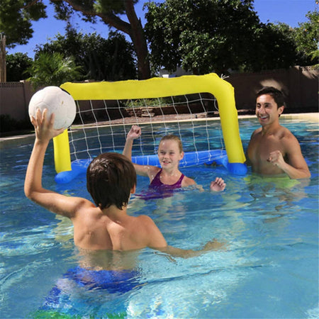 Bestway Porta Galleggiante Piscina Water Polo con Palla Blu -Giallo Rete Pallanuoto Porta Pallone Gonfiabile Valvola Sicurezza Bestway Gioco per Piscine Accessori piscina Sicily Pool - Acireale, Commerciovirtuoso.it