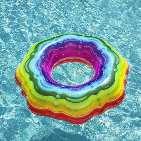 Bestway Salvagente Ciambella Gonfiabile Rainbow Arcobaleno Piscina Nuoto Mare Giochi e giocattoli/Sport e giochi all'aperto/Giochi aquatici e piscine per bambini/Canotti e gonfiabili galleggianti Trade Shop italia - Napoli, Commerciovirtuoso.it