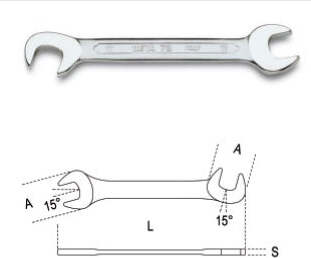 BETA---73/9-CHIAVE-A-FORCHETTA-DOPPIA-PICCOLA-CROMATA-9X9MM