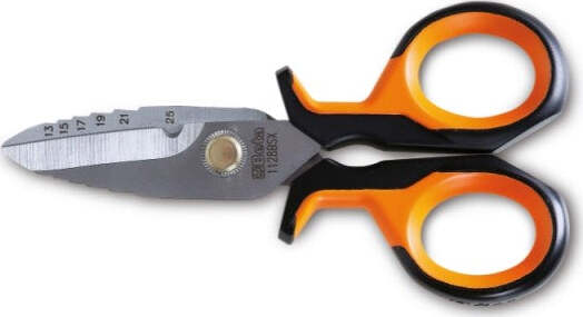 BETA---FORBICI-PER-ELETTRICISTI-CON-SVASATORE-LAME-DRITTE-IN-ACCIAIO-INOSSIDABILE