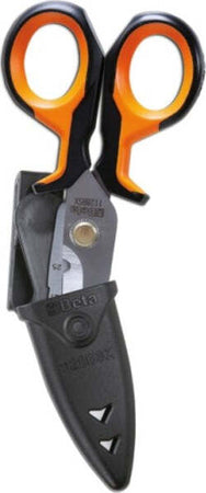 BETA---FORBICI-PER-ELETTRICISTI-CON-SVASATORE-LAME-DRITTE-IN-ACCIAIO-INOSSIDABILE