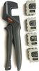 BETA-1600P-ASSORTIMENTO-PINZA-CRIMPATRICE-A-CRICCHETTO-+-4-MATRICI-INTERCAMBIABILI