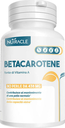 Betacarotene Nutracle 80 Perle Da 438 Mg | Integratore Per Abbronzatura Forte | Sostegno Per La Vista Alta Concentrazione Di Pro Vitamina A Salute e cura della persona/Vitamine minerali e integratori/Antiossidanti/Beta carotene MyLab Nutrition - Roma, Commerciovirtuoso.it