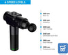 BETHOR Pistola Massaggiante Professionale Alleviamento Dolore Riabilitazione 6 Livelli di Velocità Schermo LCD 3300 RPM con 6 Testine e Borsa - EX DEMO