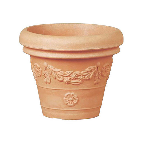 Vaso Festonato Classic in plastica da giardino per fiori e piante