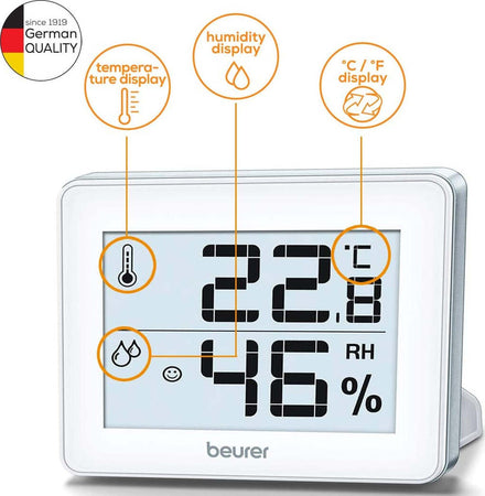 Beurer HM 16 Termoigrometro Ambientale Giardino e giardinaggio/Termometri e dispositivi metereologici/Igrometri Scontolo.net - Potenza, Commerciovirtuoso.it