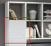 BEVERLY---anta-frassinata-con-apertura-sx/dx-41x41-bianca-pareti-Bianco-Milani-Home