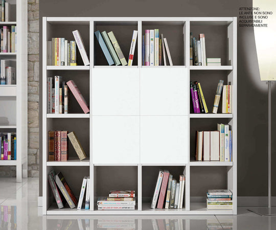 BEVERLY---libreria-in-nobilitato-frassinato-175x30x175-Bianco-Milani-Home
