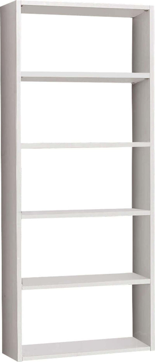 BEVERLY---libreria-in-nobilitato-frassinato-89x30x218-Bianco-Milani-Home