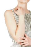 JUCCA Jucca - Top - 451695 - Verde/Bianco da donna