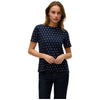 Vero Moda t-shirt blu a pois art. Kaia 10322565 T-shirt Vero Moda