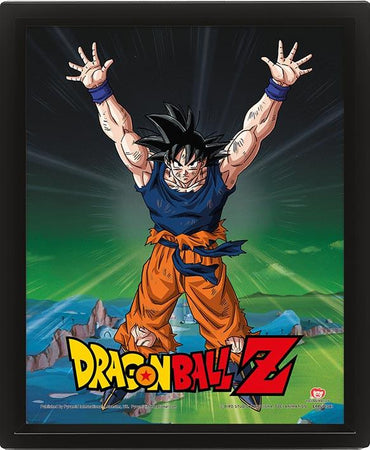 Quadro 3D Lenticular Poster Dragon Ball Z Power Levels Increased - Eppl71381